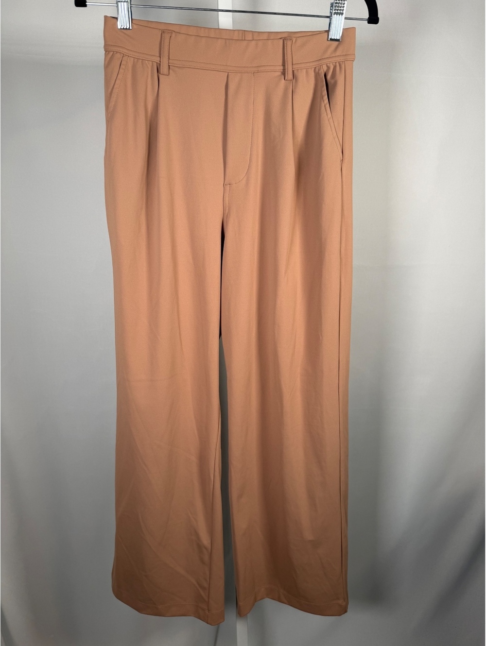 Halara Flex DayStretch High Waisted Pocket Work Flare Pants Burro Size Small - Picture 3 of 9
